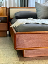 Load image into Gallery viewer, Danish Teak, King Floating Platform Bed By Kibaek Møbelfabrik