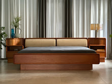 Load image into Gallery viewer, Danish Teak, King Floating Platform Bed By Kibaek Møbelfabrik