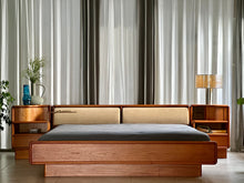 Load image into Gallery viewer, Danish Teak, King Floating Platform Bed By Kibaek Møbelfabrik