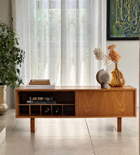 Load image into Gallery viewer, Mid-Century Low-Media Cabinet