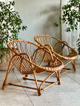 Load image into Gallery viewer, Pair of Vintage Cane Chairs