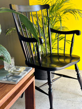 Load image into Gallery viewer, Vintage, Windsor Style Spindle Back Occasional Chair