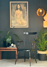 Load image into Gallery viewer, Vintage, Windsor Style Spindle Back Occasional Chair