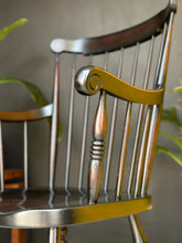 Load image into Gallery viewer, Vintage, Windsor Style Spindle Back Occasional Chair