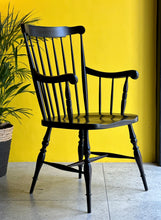 Load image into Gallery viewer, Vintage, Windsor Style Spindle Back Occasional Chair