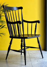 Load image into Gallery viewer, Vintage, Windsor Style Spindle Back Occasional Chair