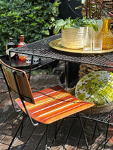 Load image into Gallery viewer, Retro Steel Garden Table with Side Tier