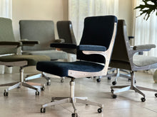 Load image into Gallery viewer, Cast Aluminium Rolling Office Chairs