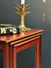 Load image into Gallery viewer, Vintage Nest of Mahogany Inlaid Side Tables