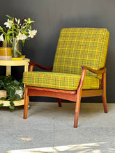 Load image into Gallery viewer, Mid-Century Mahogany-Framed Armchair