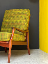 Load image into Gallery viewer, Mid-Century Mahogany-Framed Armchair