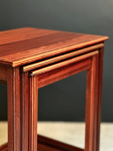 Load image into Gallery viewer, Vintage Nest of Mahogany Inlaid Side Tables
