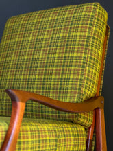Load image into Gallery viewer, Mid-Century Mahogany-Framed Armchair