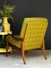 Load image into Gallery viewer, Mid-Century Mahogany-Framed Armchair