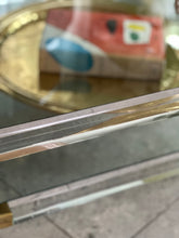 Load image into Gallery viewer, Luxurious Lucite, Brass, and Glass Coffee Table