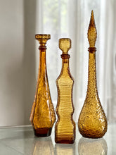 Load image into Gallery viewer, Tall Amber Genie Bottle