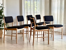 Load image into Gallery viewer, Oak Six Seater Dining Set