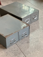 Load image into Gallery viewer, Vintage Grey Metal Filling Box