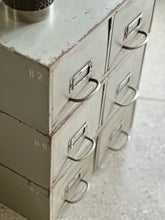 Load image into Gallery viewer, Vintage Grey Metal Filling Box