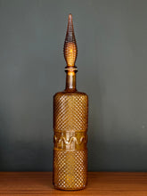 Load image into Gallery viewer, Vintage Amber Genie Bottle