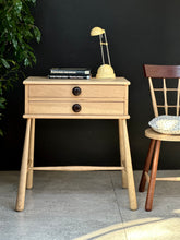 Load image into Gallery viewer, Retro Oak Entrance | Desk | Telephone Table and Chair