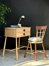 Load image into Gallery viewer, Retro Oak Entrance | Desk | Telephone Table and Chair