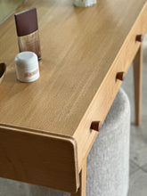 Load image into Gallery viewer, Oak Dresser with Trapezoidal Shape Mirror