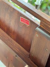 Load image into Gallery viewer, Queen Headboard with Pedestals & Magazine Holders