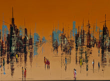 Load image into Gallery viewer, Vibrant and Energetic Cityscape by Havé 1970
