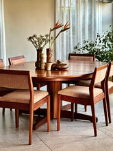 Load image into Gallery viewer, DS Vorster Round Extendable Table & Six Matching Chairs