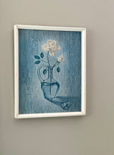 Load image into Gallery viewer, Framed Print, Titled: White Roses - Vladimir Tretchikoff (1963)