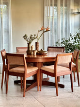 Load image into Gallery viewer, DS Vorster Round Extendable Table & Six Matching Chairs