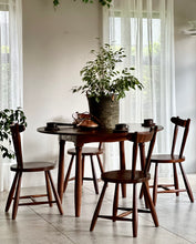 Load image into Gallery viewer, Vintage Dining Set - Round Dropside Table & Four Chairs