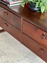 Load image into Gallery viewer, Solid Imbuia Four Drawer Low Cabinet/ Chest
