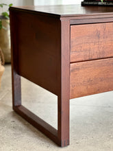 Load image into Gallery viewer, Solid Imbuia Four Drawer Low Cabinet/ Chest