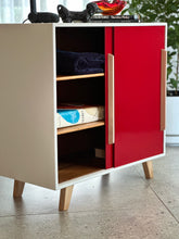 Load image into Gallery viewer, Retro Two-Door Cabinet | Sideboard Attributed to Stella Möbel, Switzerland, 1950s