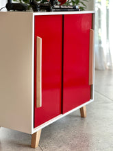 Load image into Gallery viewer, Retro Two-Door Cabinet | Sideboard Attributed to Stella Möbel, Switzerland, 1950s