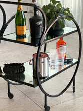 Load image into Gallery viewer, Art Deco-Style Drinks Cart