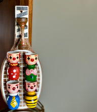 Load image into Gallery viewer, Quirky Set of Four Egg Cups and Timer