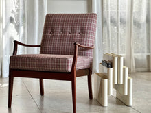 Load image into Gallery viewer, Vintage Armchair in Check