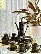 Load image into Gallery viewer, Portmeirion "Totem" Coffee Set for Eight - Designed by Susan Williams-Ellis (c. 1963–1968)