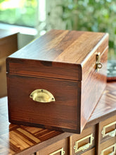 Load image into Gallery viewer, Solid Rhodesian Teak Keepsake Box