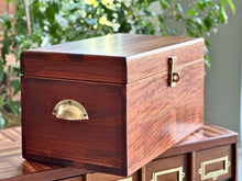 Load image into Gallery viewer, Solid Rhodesian Teak Keepsake Box