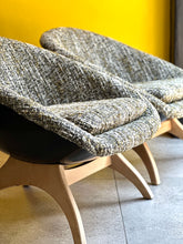 Load image into Gallery viewer, Pair "Lurashell-Style Pod" Chairs | Frystark "Antoinette"