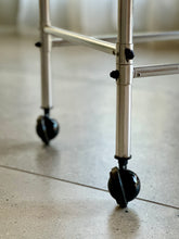 Load image into Gallery viewer, Glass-Top Two Tiered Trolley