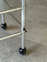 Load image into Gallery viewer, Glass-Top Two Tiered Trolley