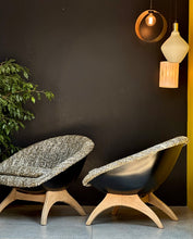 Load image into Gallery viewer, Pair "Lurashell-Style Pod" Chairs | Frystark "Antoinette"