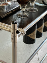 Load image into Gallery viewer, Glass-Top Two Tiered Trolley
