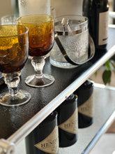 Load image into Gallery viewer, Amber Glass Goblets - Set of Six