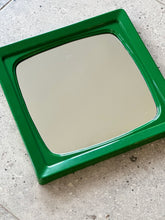 Load image into Gallery viewer, Green Retro Plastic Framed Mirror